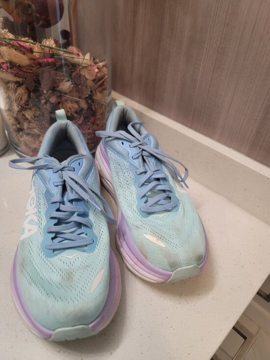 Hoka Shoes - Hoka Bondi 8 Women's Running Shoes Blue 10 B EUC